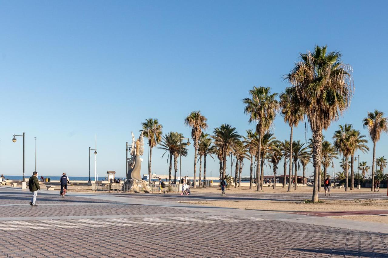 Malvarrosa Las Arenas I Valencia Exteriör bild