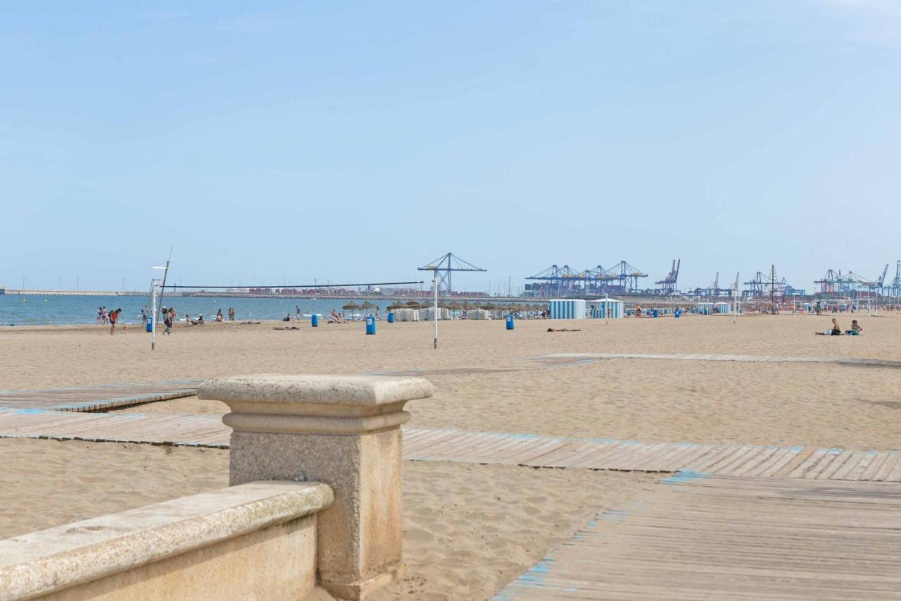Malvarrosa Las Arenas I Valencia Exteriör bild
